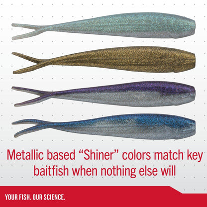 Berkley Gulp! Minnow Fishing Soft Bait, Green Shiner