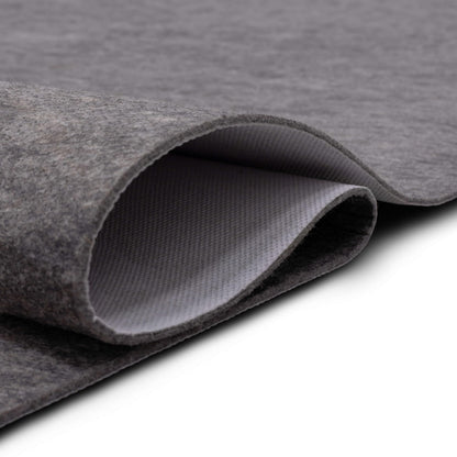 Mohawk Home 4' x 6' Premium Luxury Non Slip Rug Pad 1/4 Thick Dual Surface Felt + Rubber Gripper - Safe for All Floors, Synthetic Fiber, Grey