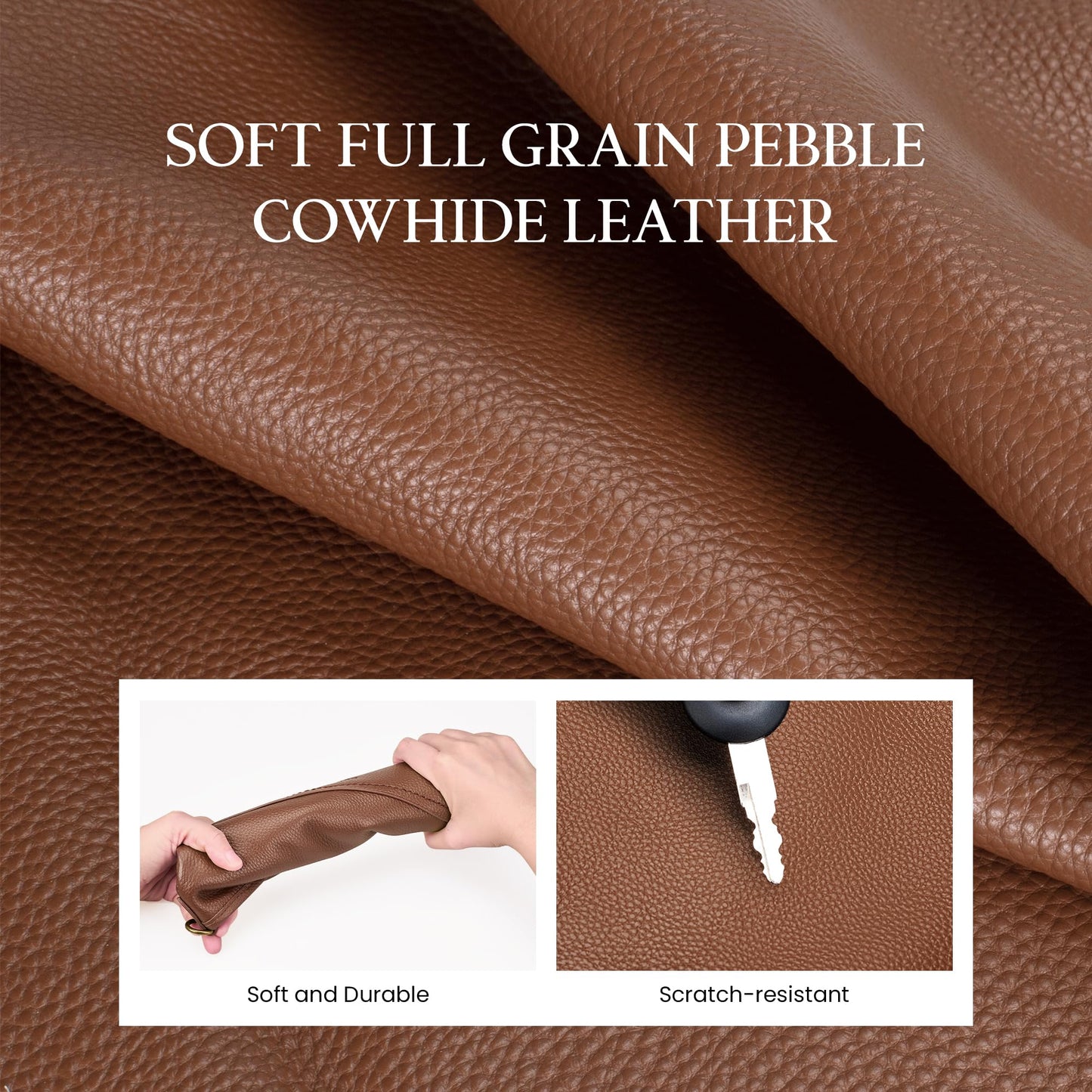 befen Genuine Leather Clutch Purse for Women RFID Blocking Wristlet Purses Brown Crossbody Bag Small Real Leather Crossbody Wallet for Travel Soft Designer Handbag with Shoulder and Wrist Strap