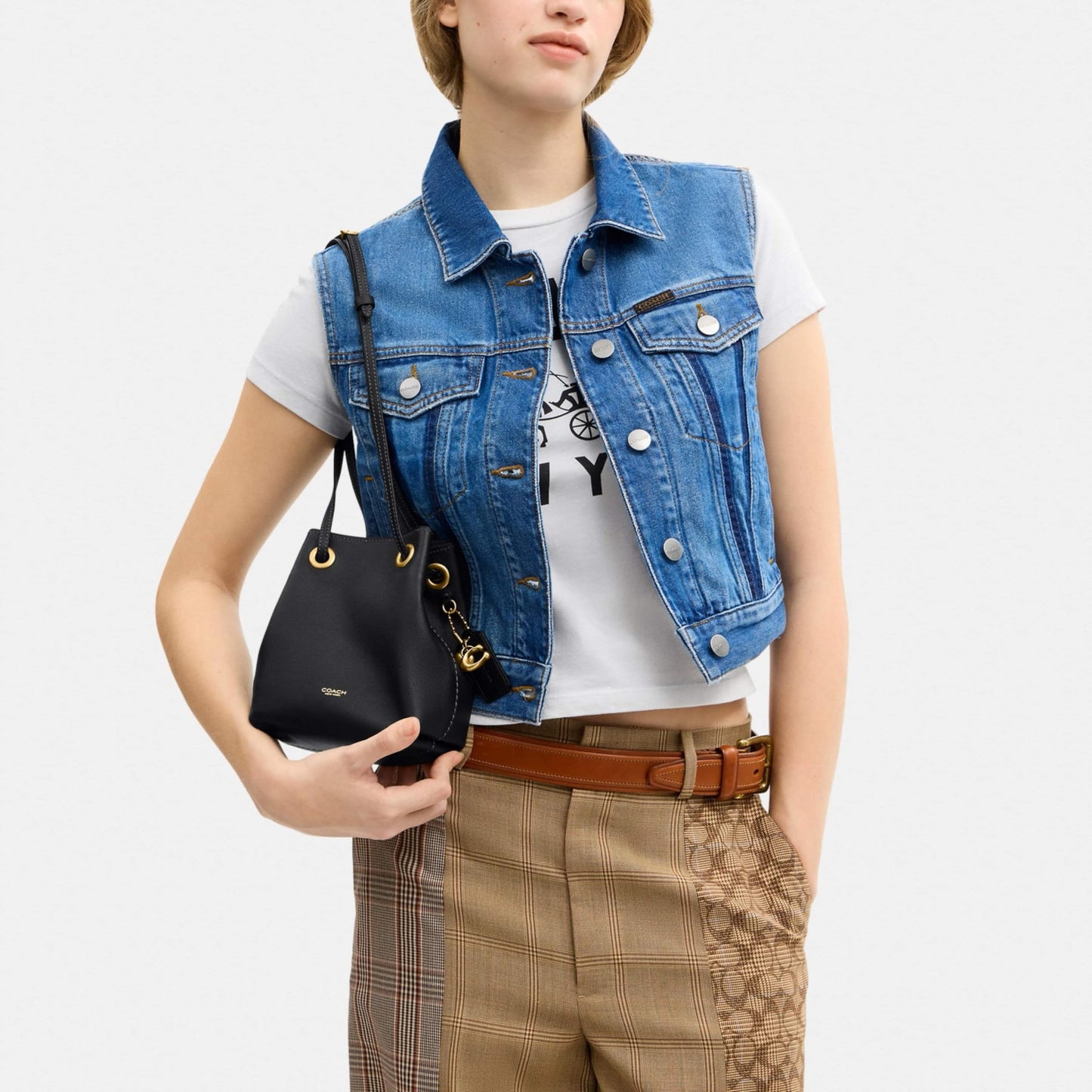Coach Jade Drawstring Bag