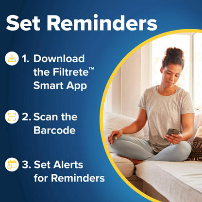 Filtrete 16.5x21.5x1 AC Furnace Air Filter, MERV 8, MPR 700, Tough on Pollen, Easy on Airflow, 3-Month Pleated 1-Inch Electrostatic Air Cleaning Filter, 4-Pack (Actual Size 16.19 x 21.19 x 0.81 in)