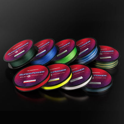 KastKing Superpower Silky8 Braided Fishing Line, Red, 8 Strands, 10 LB, 150 Yds