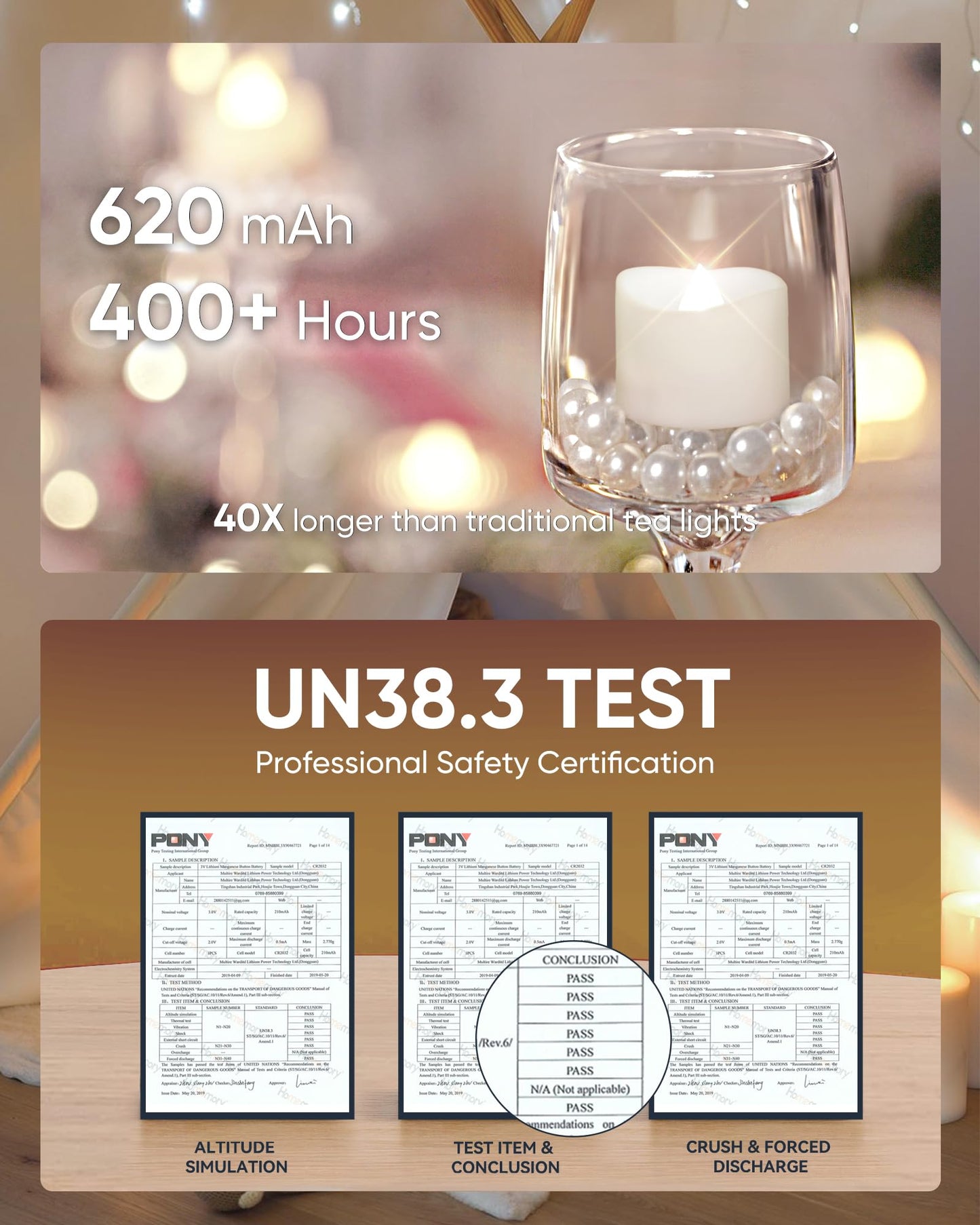 Homemory 24pcs Remote Timer LED Tea Lights Candles, 400+Hours Flickering Flameless Battery Operated Votive Candles for Tabletop Lighting, Centerpieces Decor, Holiday Decor
