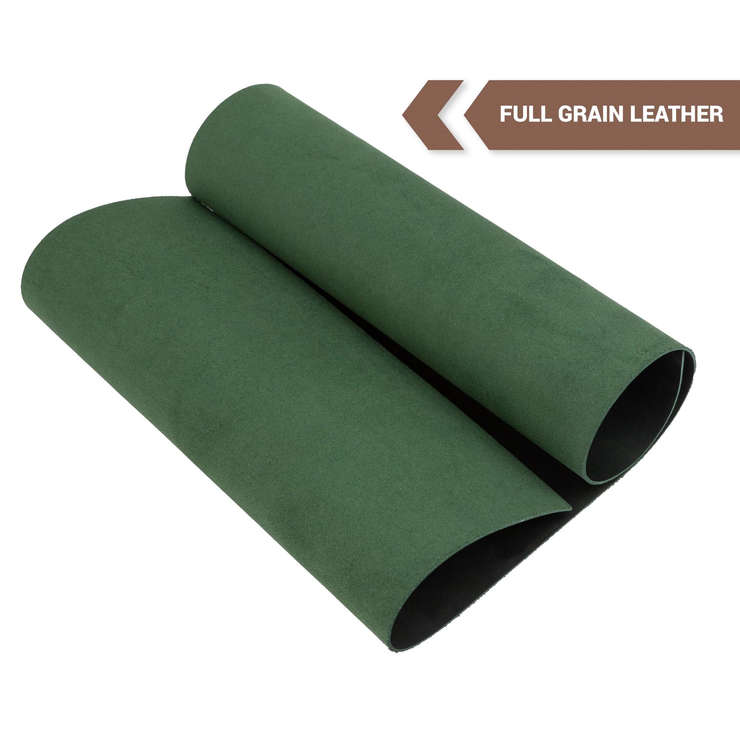 Shkira 12''X24'' Genuine Light Green Leather Sheets for Crafts - Square - 2.0MM Thick Genuine - Thick Cowhide Pieces Square - Leather Sheet for Arts and Crafts