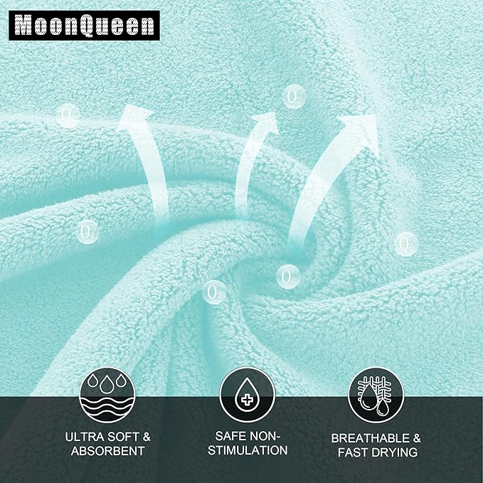 MOONQUEEN Ultra Soft Premium Washcloths Set