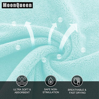 MOONQUEEN Ultra Soft Premium Washcloths Set