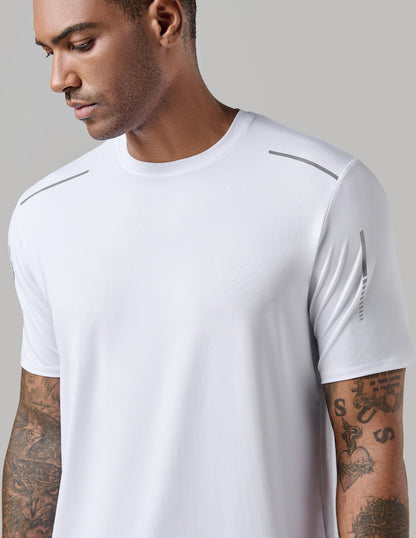5 Pack Men’s Active Quick Dry Crew Neck T Shirts | Athletic Running Gym Workout Short Sleeve Tee Tops Bulk (Set 17, XX-Large)