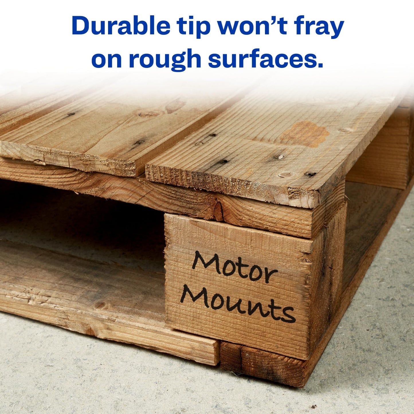 Avery Marks-A-Lot Regular Desk-Style Size Chisel Tip, 12 Black Permanent Markers are perfect for signs and posters (07888)