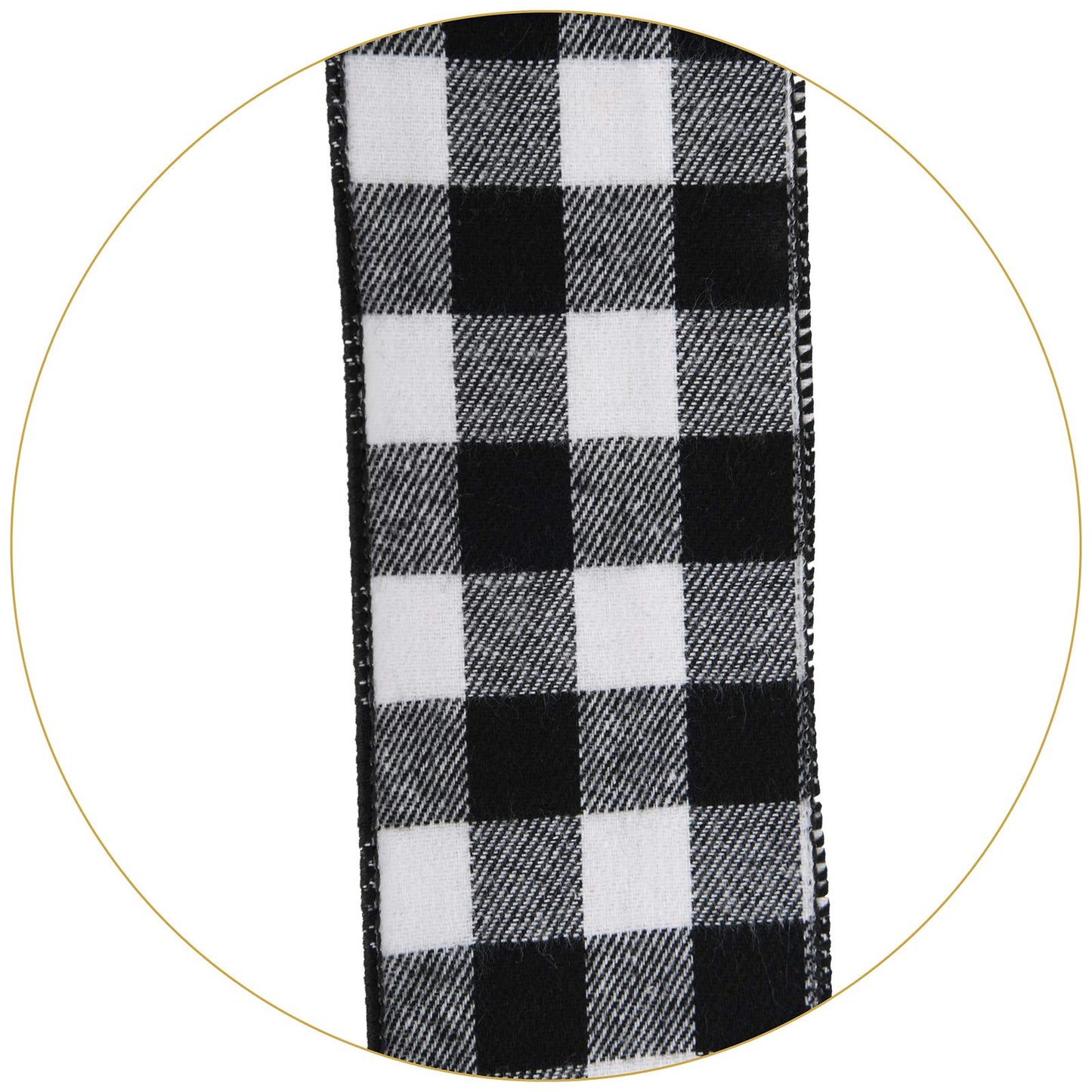 Christmas Checked Tree Topper,48x13 Inches Large Toppers Bow,Black and White Plaid Buffalo Decorative Bows for Christmas Decoration (Black and White Plaid)