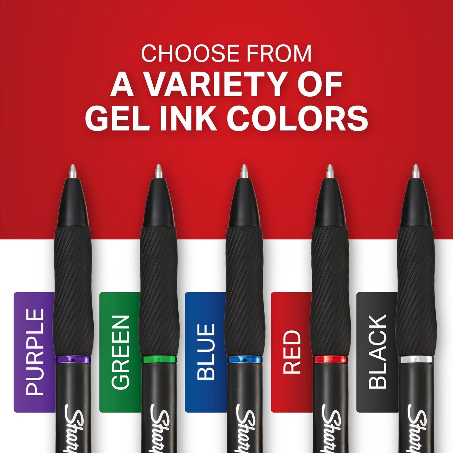 Sharpie S-Gel Refills, Black Gel Ink, Medium Point (0.7mm), 6 Packs of 2ct, 12 Total Refills