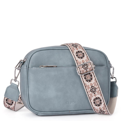 CLUCI Crossbody Bags for Women Trendy, Vegan Leather Shoulder Handbags，Purses for Women with Adjustable Wide Strap