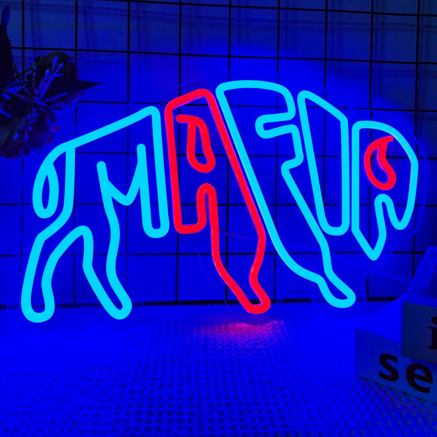 Football Team Neon Sign, Cool Dimmable Light Up Football Mafia Neon Merch USB Light Up Sign Bedroom Man Cave Game Room Home Bar Party Shop Decor Decoration for Kids Boys Birthday Christmas Gift (Maf 1)