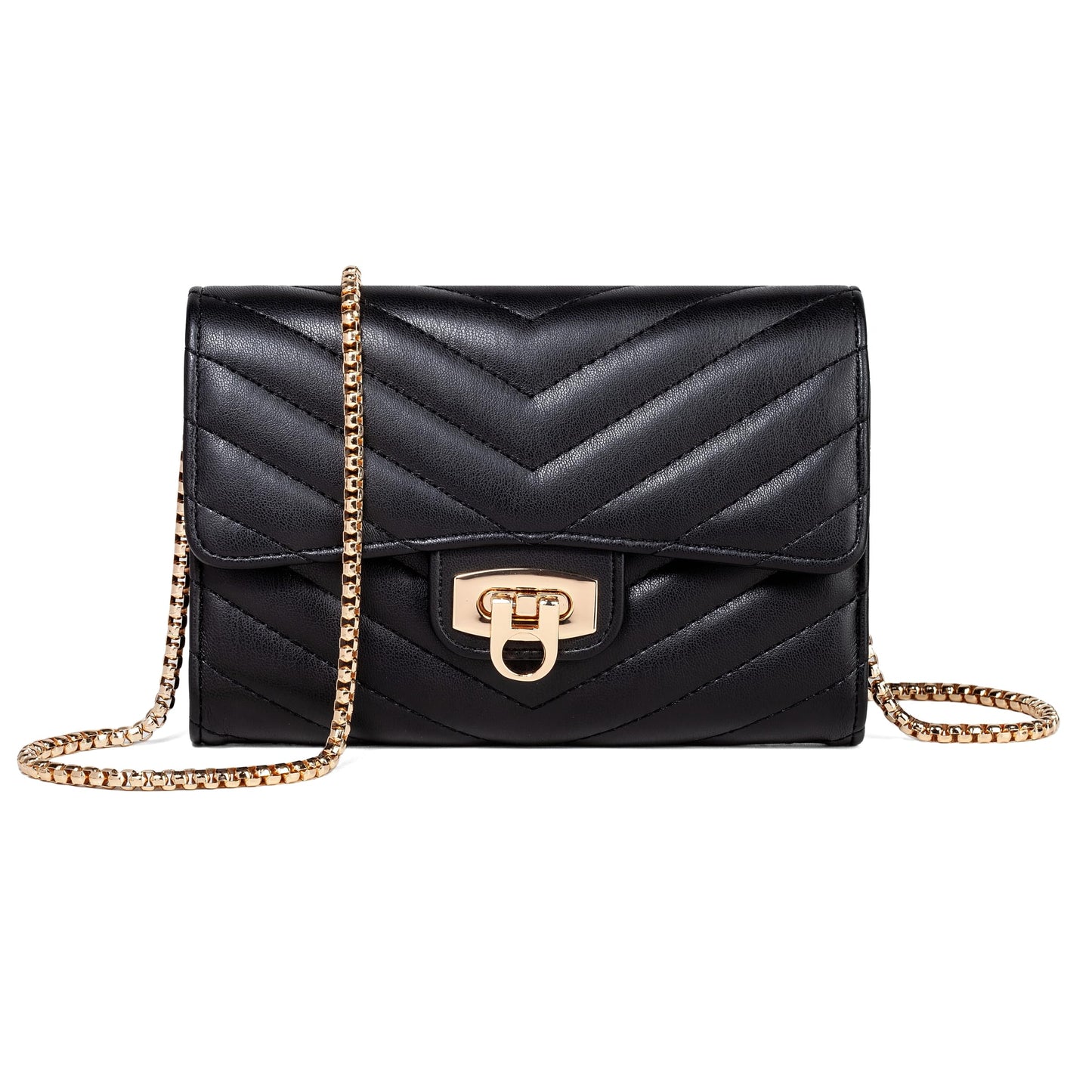 YAZEKOUS Crossbody Bags for Women, Small Purses Crossbody Purses for Women, Cell Phone Purse with Card Slots for Travel Daypack Black