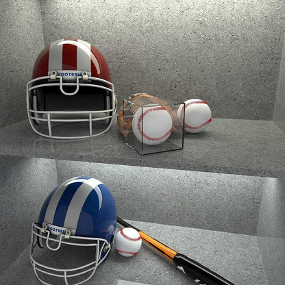 Baseball Display Case - 8 Pack UV Protected Acrylic Cube for Autographed Balls | Clear Memorabilia Showcase