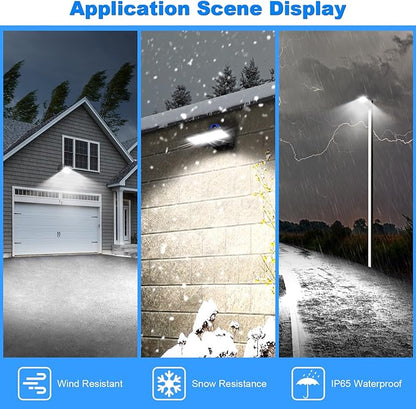 22500lm LED Parking lot Light Trunnion Dusk to Dawn 150W LED FloodLights Outdoor Wall Mount Security Commercial 85-277V IP65 Waterproof 5500K Shoebox Barn Light for Yard,Street 3 Pack