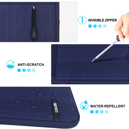 Lacdo Tablet Sleeve Case for 11 inch iPad A16 | 11 Inch ipad Air M4 M3 M2 | 11" iPad Pro M5 M4 | 10.9" ipad/ipad Air | 10.2" IPad | 11" Samsung Galaxy Tab A9+, iPad Air Pro Case Protective Bag, Blue