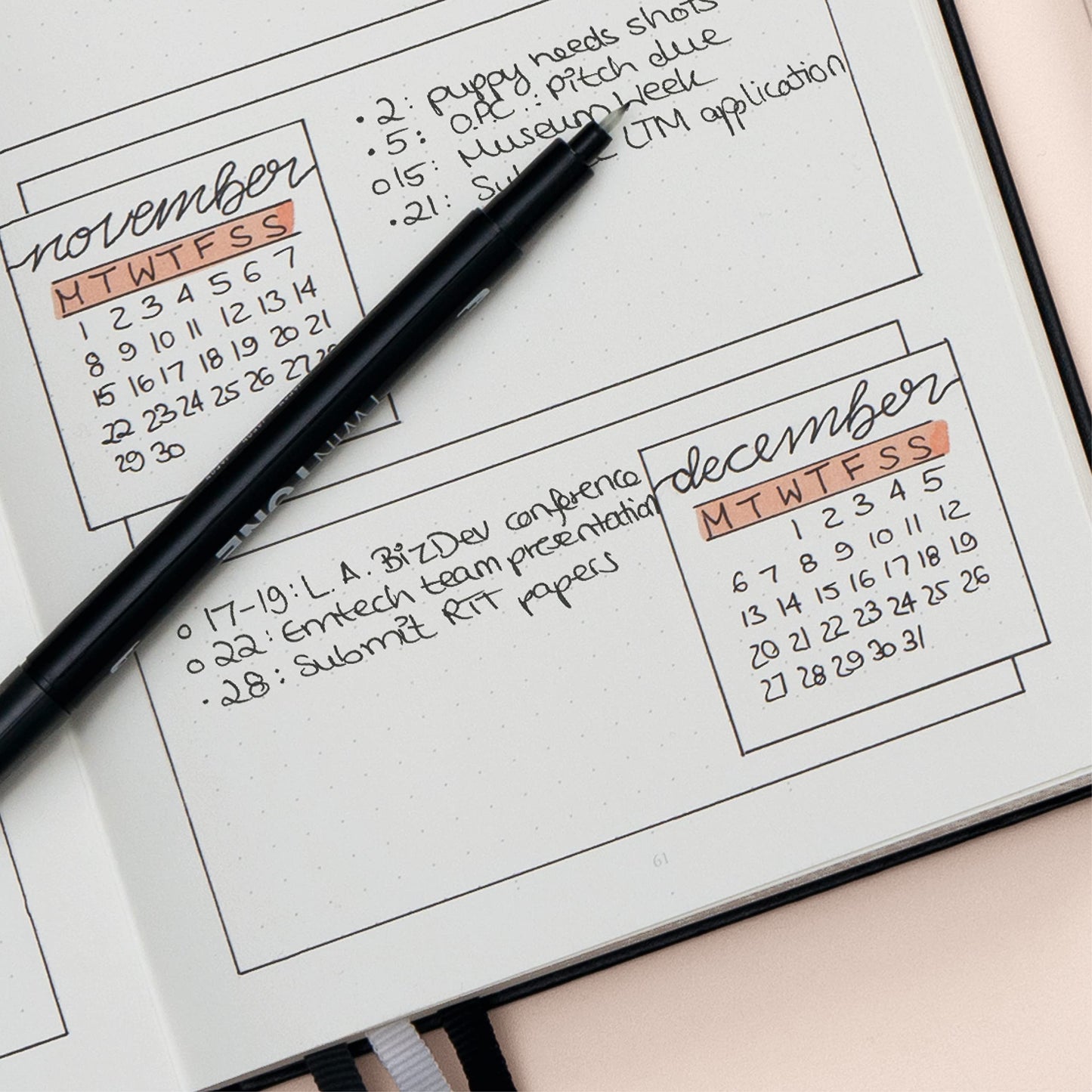 LEUCHTTURM1917 The Official Bullet Journal Edition 2 - Notebook Built for BuJo, Medium A5 204 Pages of 120gsm Paper, with Bujo Pocket Guide (Turquoise25)