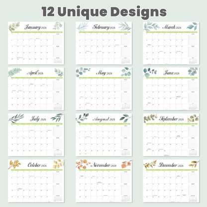 Desk Calendar 2026-2027 with Desk Mat – 22" x 17" Large Desk Pad Calendar Runs from January 2026 to June 2027, Office Supplies Desktop Monthly Calendar for Home & Office