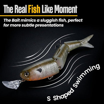 Topwater Fishing Lure | Headbanger Spitfire Hybrid Wakebait & Propbait for Bass, Pike & Musky - 4.5" & 6.5" Sizes