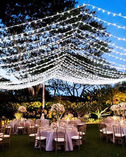 Fairy Lights for Bedroom Total 250 FT 760 LED, Extra Long Outdoor String Lights Waterproof, Timer & Memory, 8 Modes Dimmable Plug in Fairy for Classroom Outside Tree Wedding Patry Cool White
