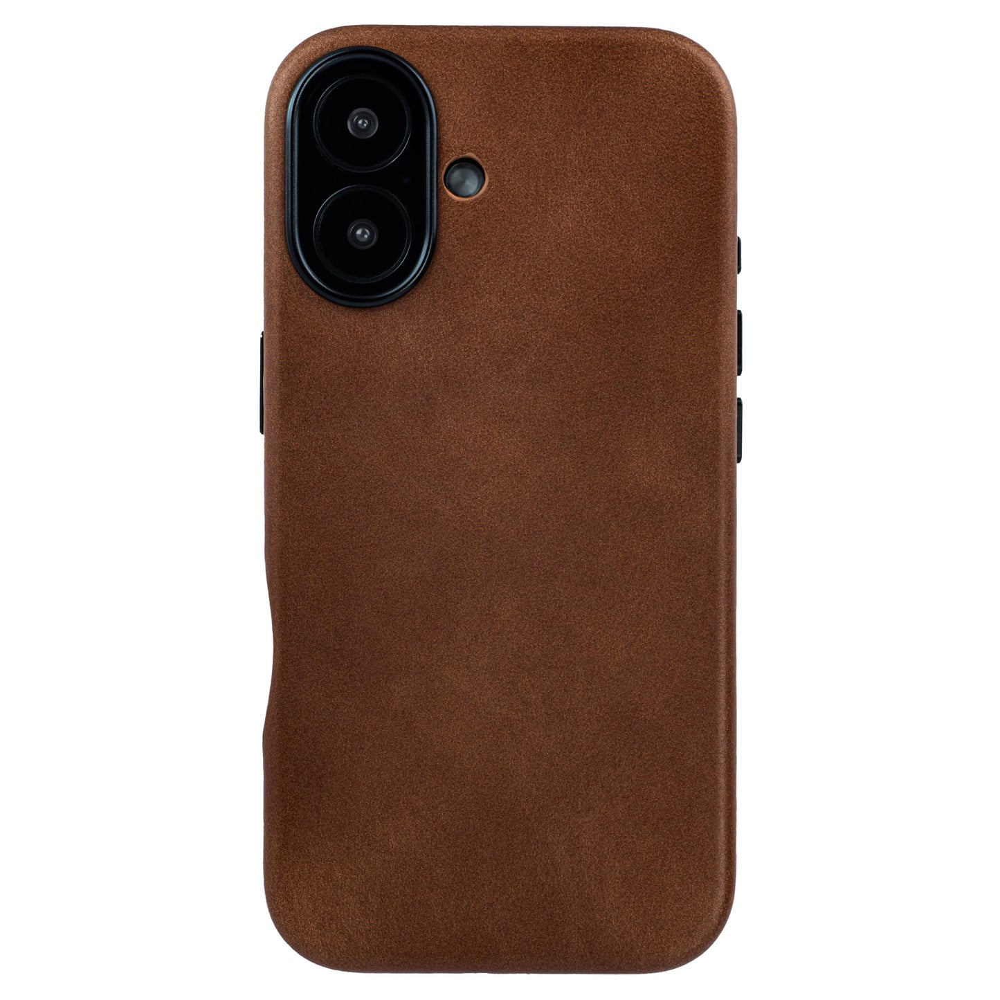 Dockem Genuine Leather Case V2 for iPhone 16 with Full Camera Control Cutout, Compatible with MagSafe (MSGL, Brown)
