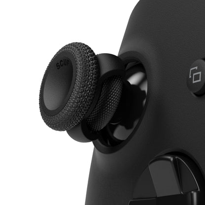 SCUF Control Thumbstick Grips - 4 Pack with 2 Bases - Catalyst - Joystick Thumb Grips For Xbox One and Xbox Series X & S, PS4, PS5, Nintendo Switch Pro Controller - Black