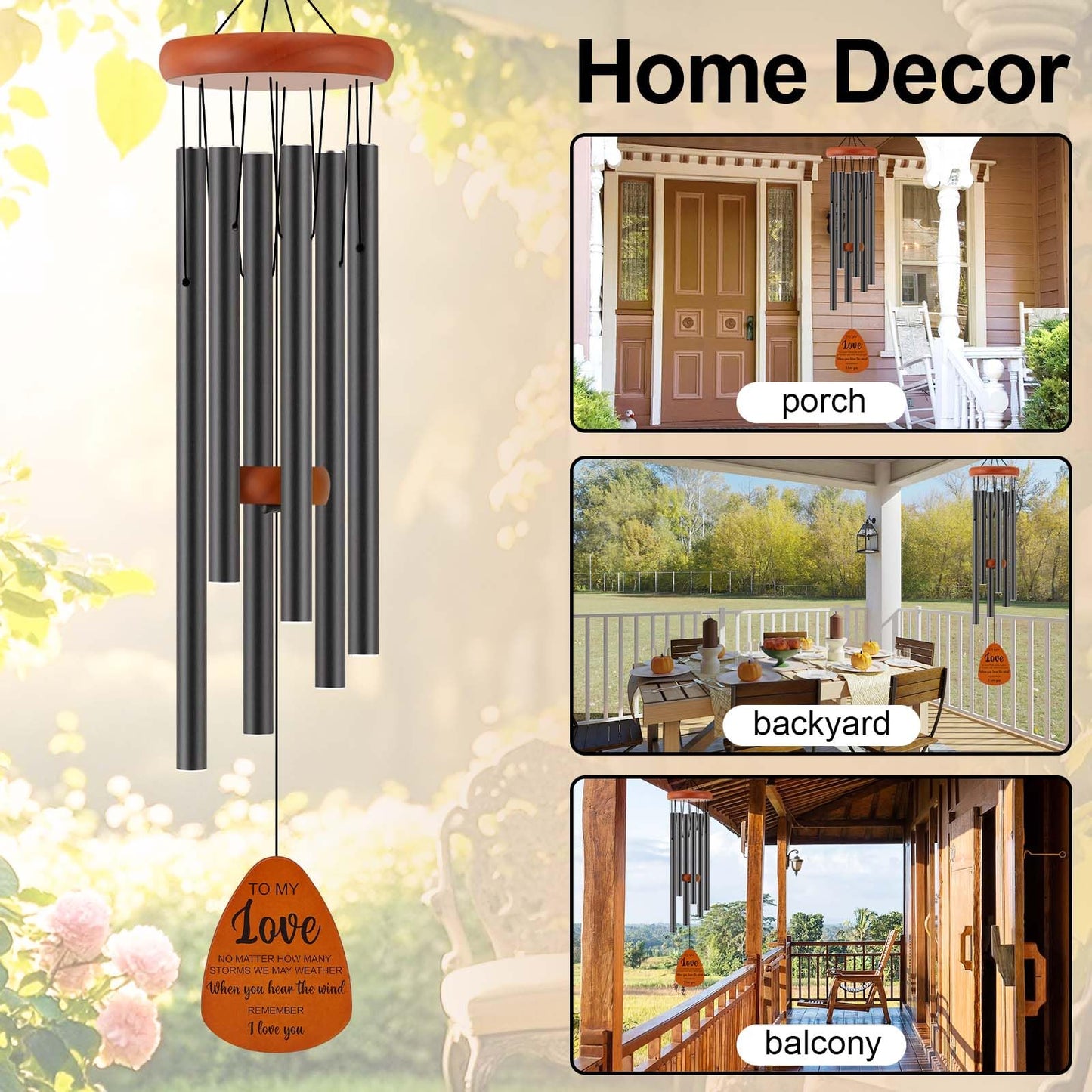 for Wife, Birthday Gifts for Wife Girlfriend, 32 Inch Wind Chimes Gift