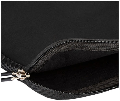 Amazon Basics 11.6 inch Laptop Sleeve, Protective Case with Zipper - Black