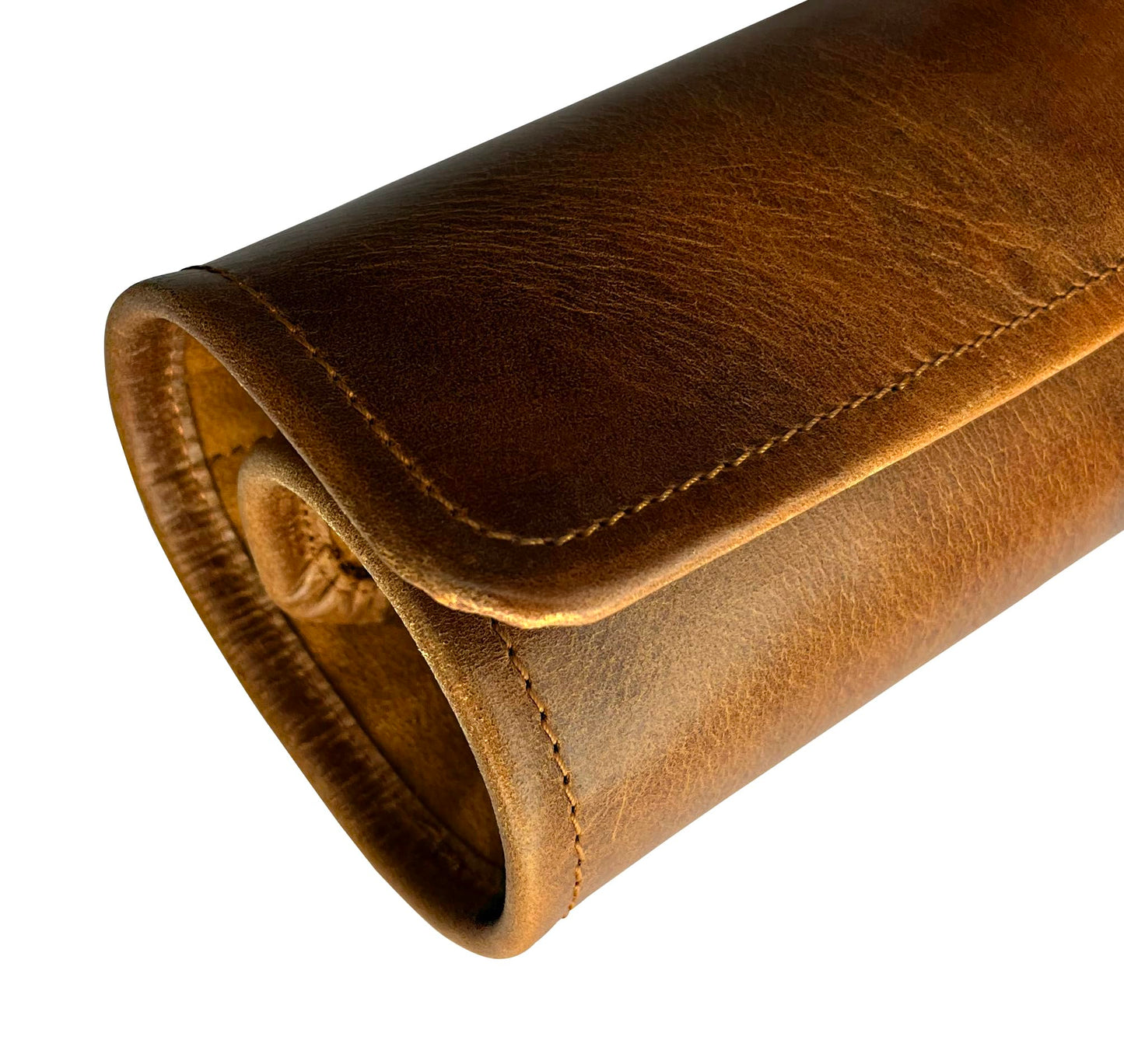 RUSTIC TOWN Leather Knife Roll - Chef's Knife Case Holder Cutlery Carrying Case Organizer Storage Bag - Travel Friendly Gift for Men & Women