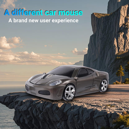 elec Space Wireless Mouse, 2.4GHz Cool Sport Car Shape Computer Mouse 1600 DPI Optical Cordless Mice with USB Receiver for PC Laptop Computer Notebook (Red)