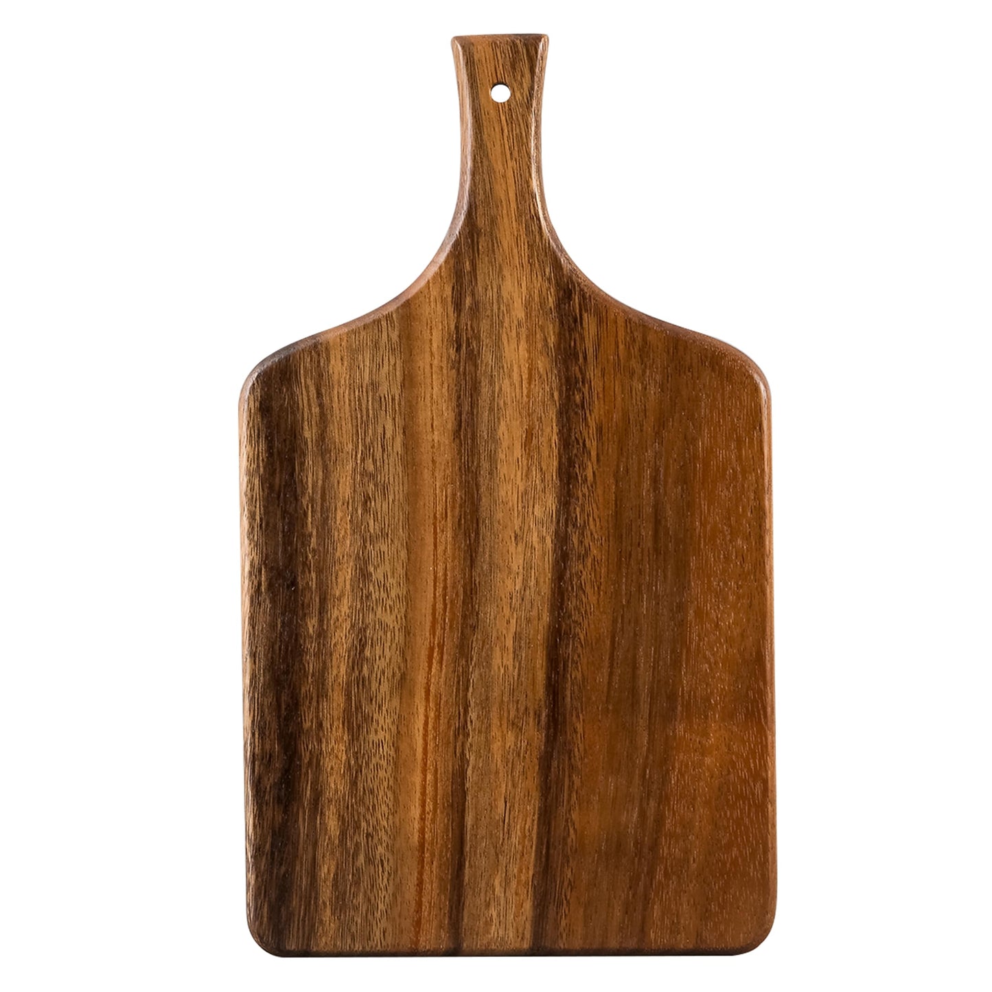SOFE Walnut Wood Cutting Board with Handle, Rectangle Cheese Serving Board, Wooden Chopping Board Kitchen Charcuterie Board, Decorative Trays for Serving Food Bread Fruit Snack Meat, 15" X 8.7"