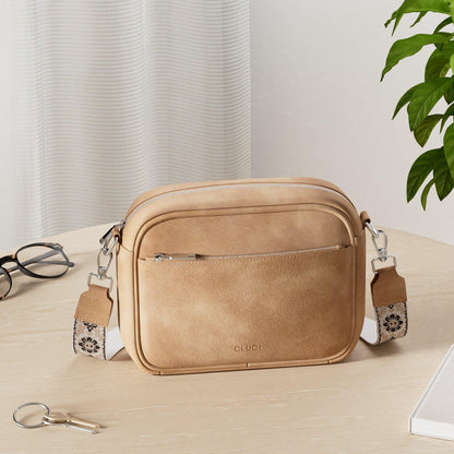 CLUCI Crossbody Bags for Women Trendy, Vegan Leather Shoulder Handbags，Purses for Women with Adjustable Wide Strap