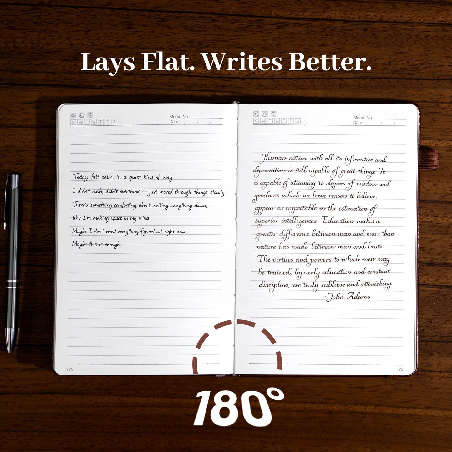 CAGIE Leather Lined Journal Notebook for Men & Women, Debossed Cross, 320 Pages 100 GSM Thick Paper, A5 Hardcover Journaling Notebooks for Writing, 5.7'' X 8.3'' Diary, Brown