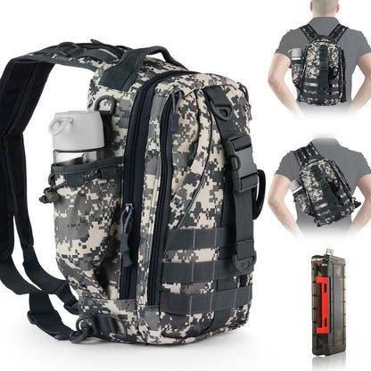 Fishing Backpack with Tackle Box - Compact Fishing Tackle Bag with Rod Holder | Ideal for Outdoor Sports