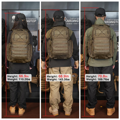 Mardingtop Military Tactical Backpack for Men 40L Molle Rucksack Assault Pack EDC Daypack for Hiking,Travel,Camping, Hunting