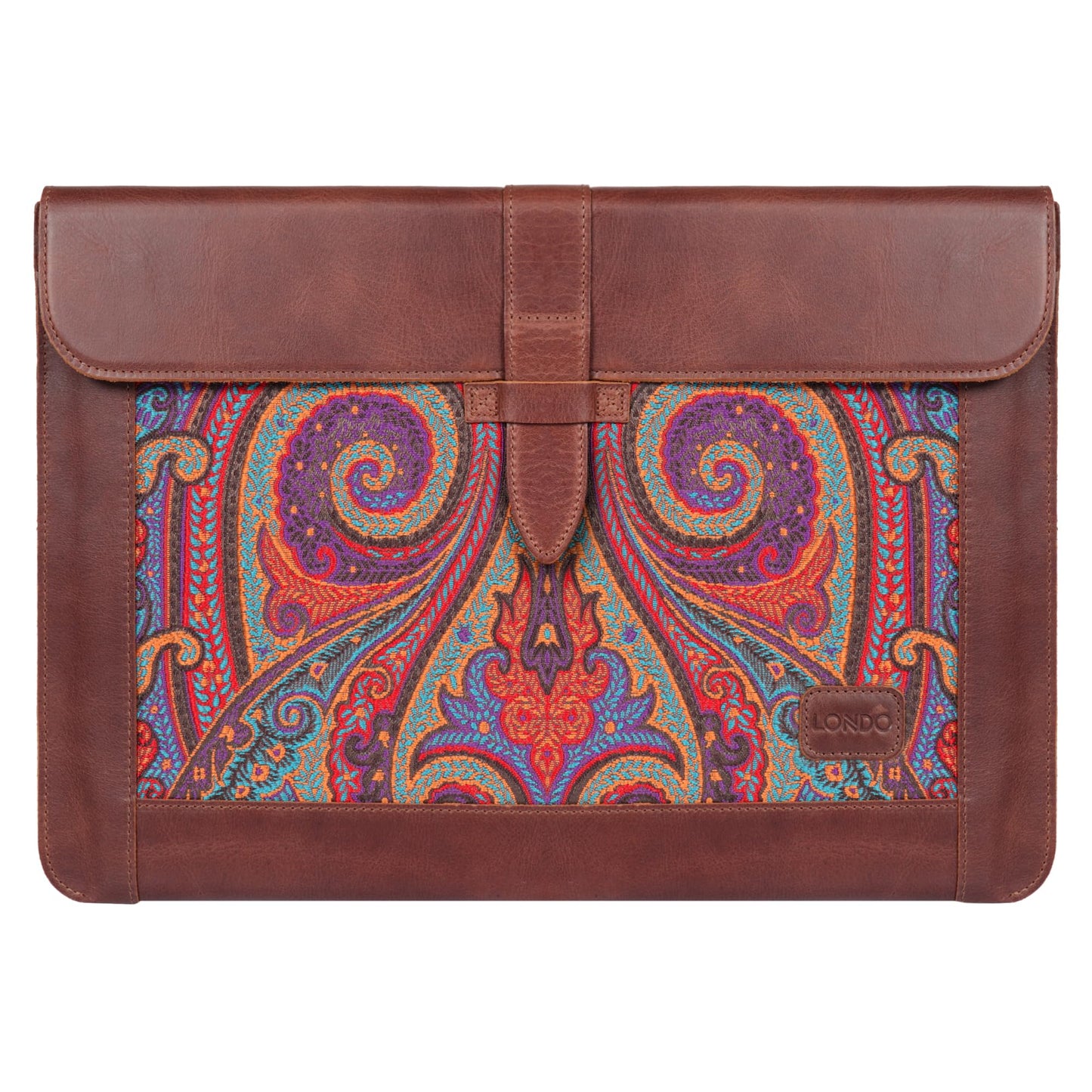 Londo Leather Sleeve Compatible with MacBook Pro 14 & Air 13-13.3 Inch (M5, M4, M3, M2, M1, Pro, Max) & iPad Pro 12.9, Premium Top Grain Leather Laptop Bag, 2020 to 2026 Models