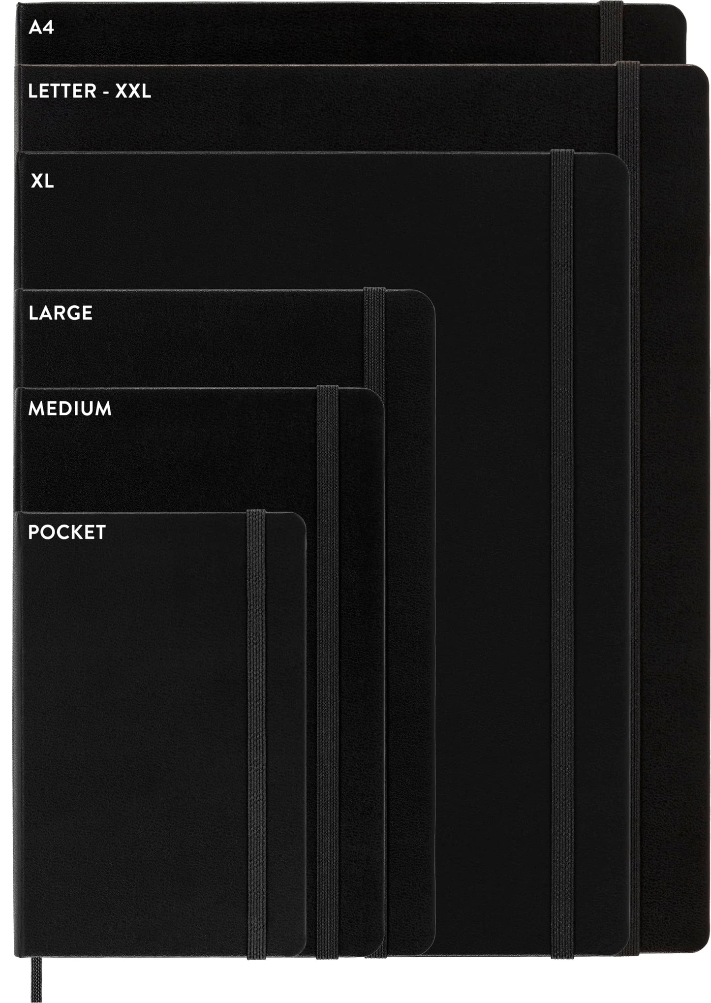 Moleskine Classic Notebook, Soft Cover, Large (5" x 8.25") Plain/Blank, Hydrangea Blue, 192 pages