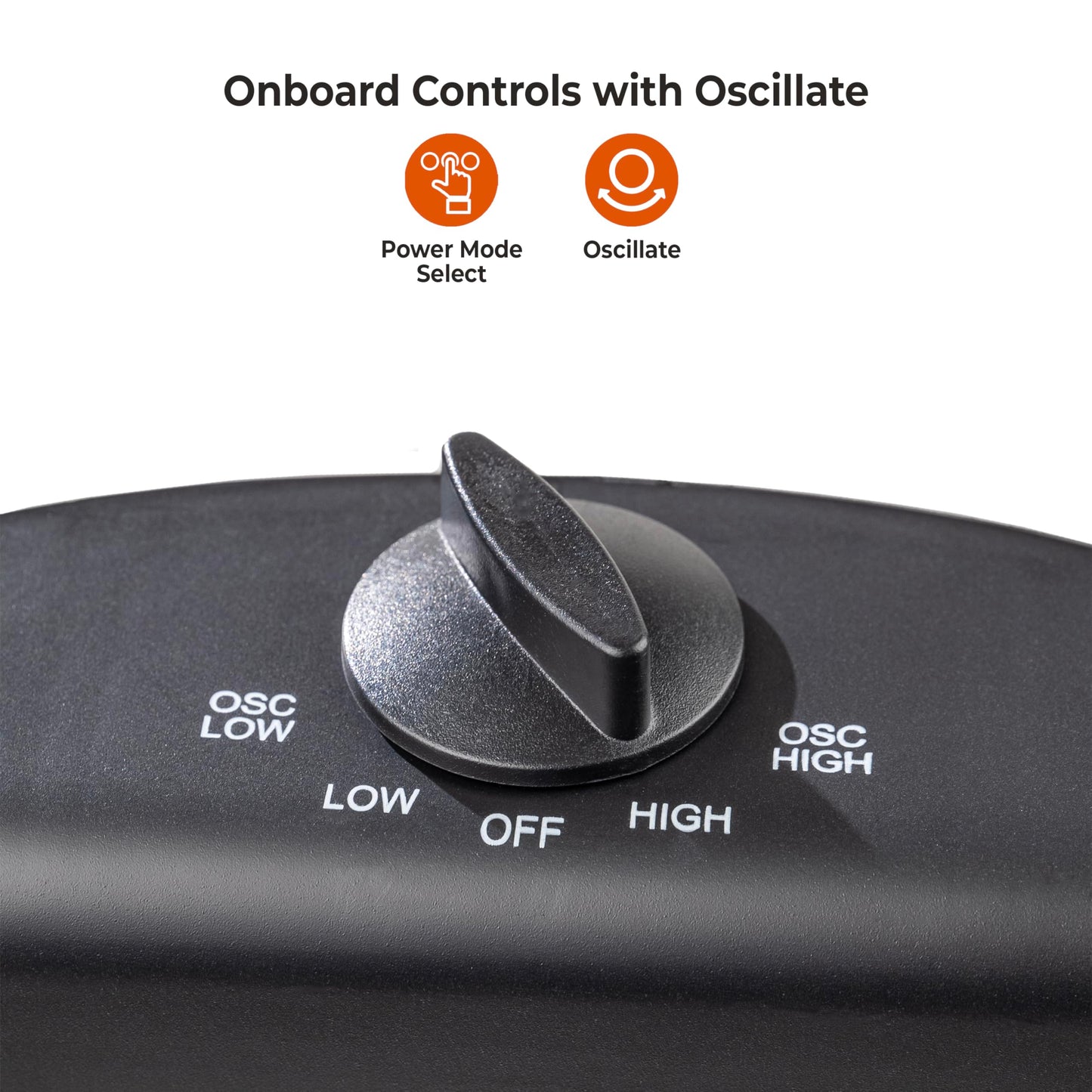 Comfort Zone Oscillating Portable Space Heater, Flat Panel, Halogen, Infrared, Electric, Adjustable Tilt, Overheat Sensor, Stay-Cool, & Tip-Over Switch, Ideal for Home, Bedroom, & Office, 800W, CZHTV9