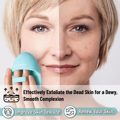 Slick- Silicone Facial Cleansing Brush, 4 Pack, Silicone Face Scrubber Exfoliator