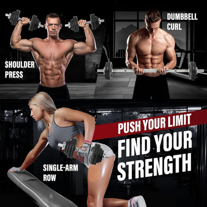 Yes4All Dumbbell Adjustable - 50lbs + Connector