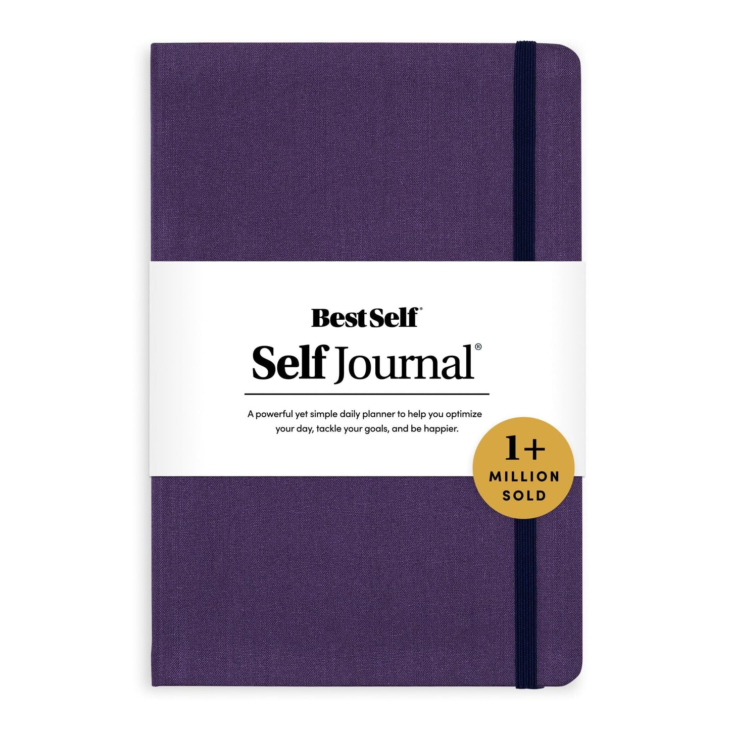 BestSelf 13-Week Self Journal & Goal Planner – Undated Daily ADHD-Friendly Journal for Men & Women | Productivity, Gratitude, Reflection & Habit Tracker | 2026 Life Organizer with Prompts, Distance Navy