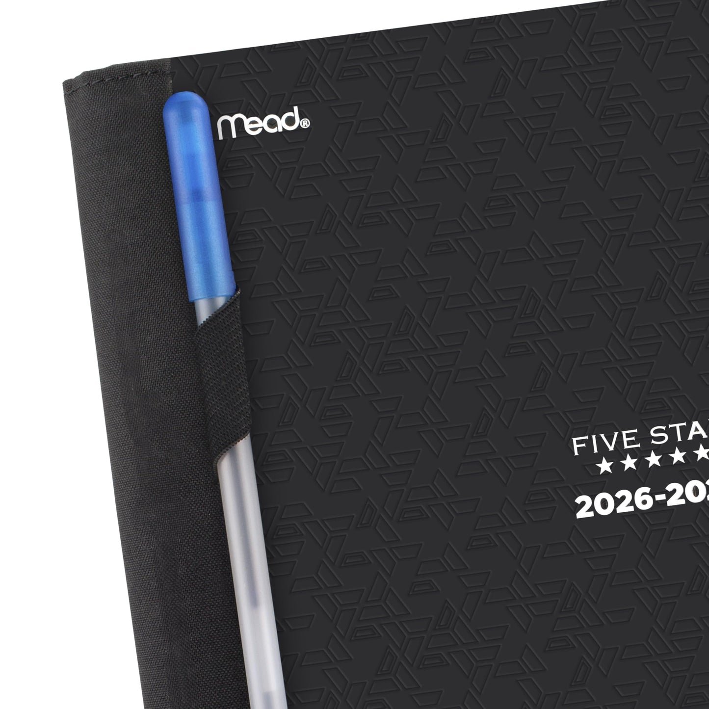 Five Star Planner 2026-2027 Weekly & Monthly Academic 12-Month July-June Advance Student Planner + Study App, 5-1/2" x 8-1/2", Black (CAW45905)