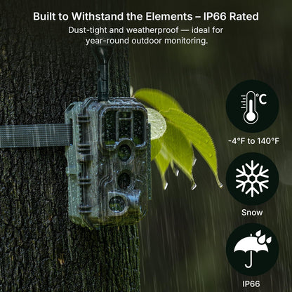 Meidase S950 Cellular Trail Camera, Shared Data Plans, 4G LTE for AT&T/Verizon/T-Mobile, App Control, 48MP Photo, 1296P Video, Night Vision, Camera Sharing, for Wildlife