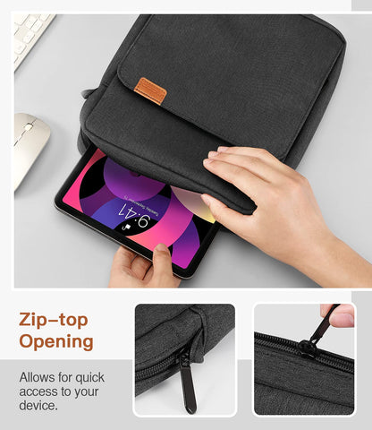 MoKo 15 Inch Laptop Sleeve Bag Fits MacBook Air 15" M2 2023, MacBook Pro 14" M2 2023, Galaxy Tab S9 Utra 14.6" 2023, Handle Carrying Case with Shoulder Strap, Indigo