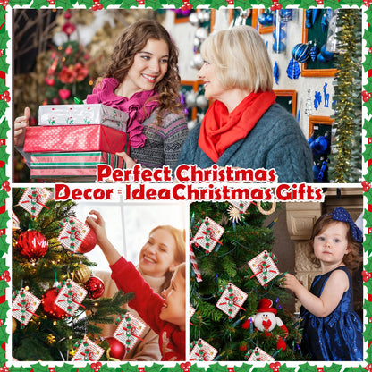 JellyArch 24 Sets Story of Candy Cane Ornament Craft Jesus Religious Christmas Beaded Ornament Kit DIY Xmas Craft Gift 696 Beads 24 Cards 48 Bells 24 Chenille Stems 1 Ribbon for Tree Decor (Red,Green)