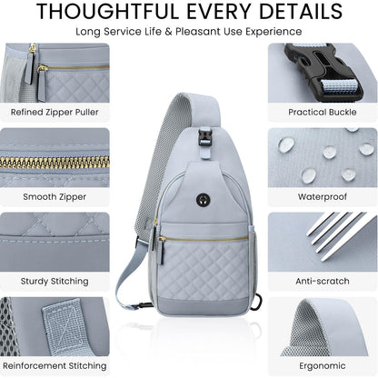 Small Crossbody Purses Bags for Women Men Travel, Chest Sling Bag Women Casual Cross Body Bag for Woman Sling Backpack
