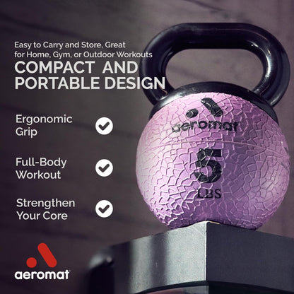 Kettlebell Sets for Women - 3 Lb Kettlebell Set of 2 for Strength Training - Kettle Bell 3 Lb and Kettle Ball: Your Ultimate Kettlebells for Home Workouts - Red