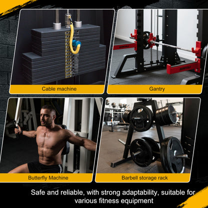 EVERYMATE Weight Stack Pin, Gym Pins for Weight Stack Machine, Weight Stack Extender Pin for Commercial Gym and Home Gym, Strength Training Equipment Attachments