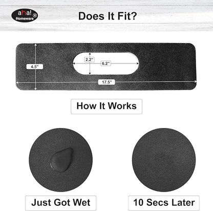 Faucet Mat Bathroom Sink Oval-Hole : AHA HOMEWARE Diatomite Rubber Bathroom