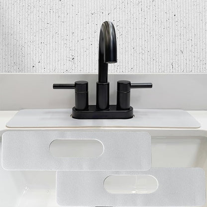 Faucet Mat Bathroom Sink Oval-Hole : AHA HOMEWARE Diatomite Rubber Bathroom